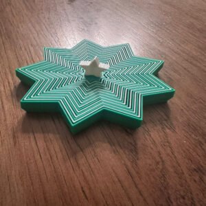 3d printed christmas tree fidget