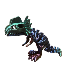 3d printed articulated t rex skeleton toy