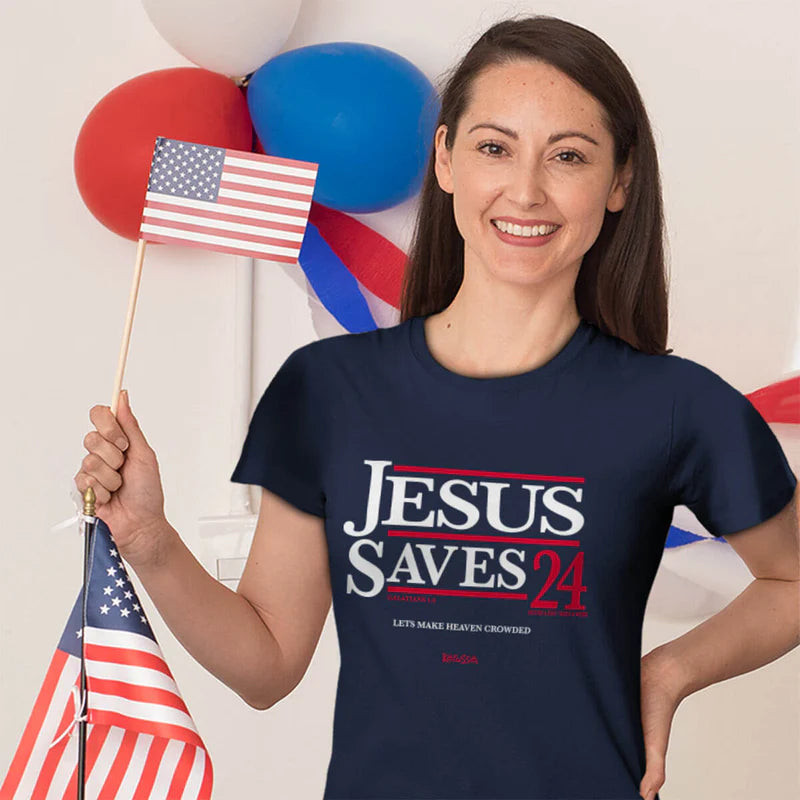 kerusso christian t shirt jesus saves 