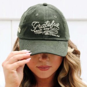 grace & truth womens cap grateful each day