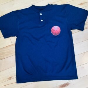 youth two button henley b206 space