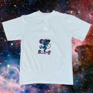 youth two button henley b206 astro inspired space graphic