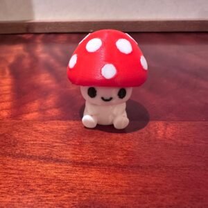 cute mushroom statue